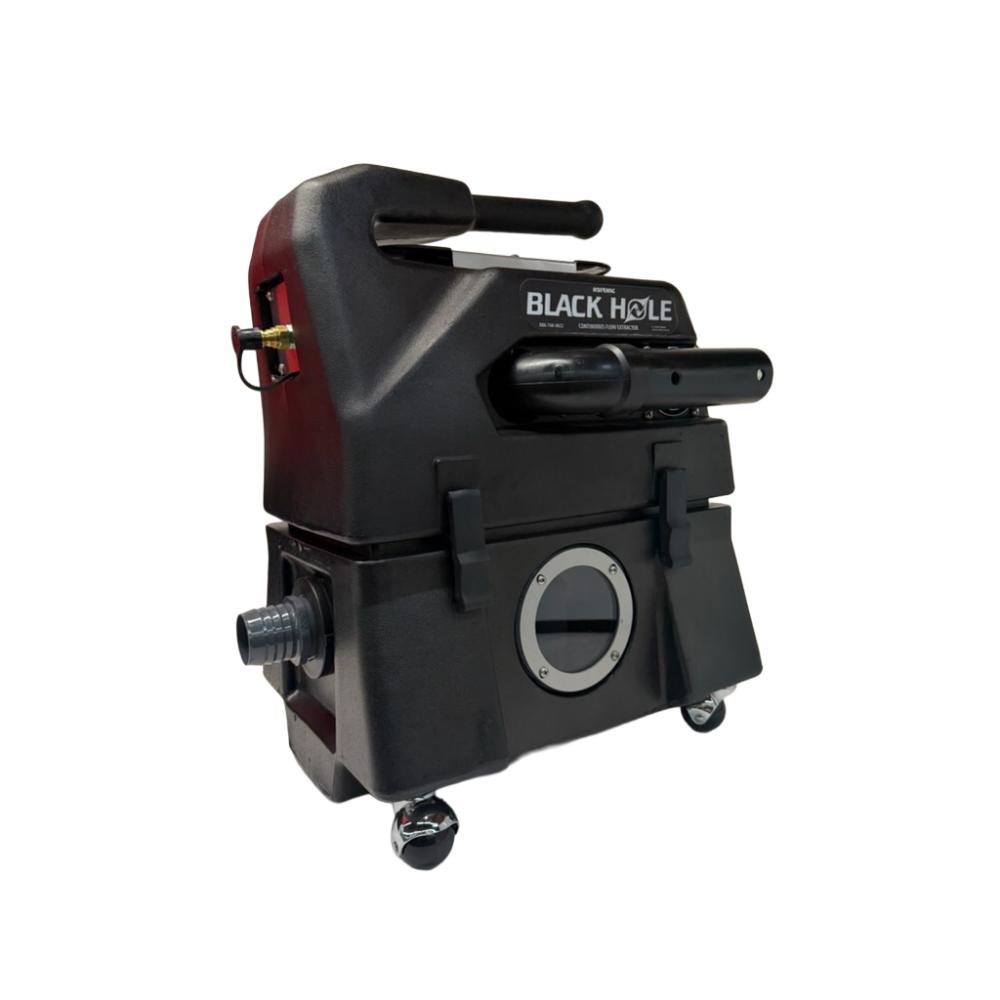 RotoVac CFX ZX Black Hole pressure washer on a white background