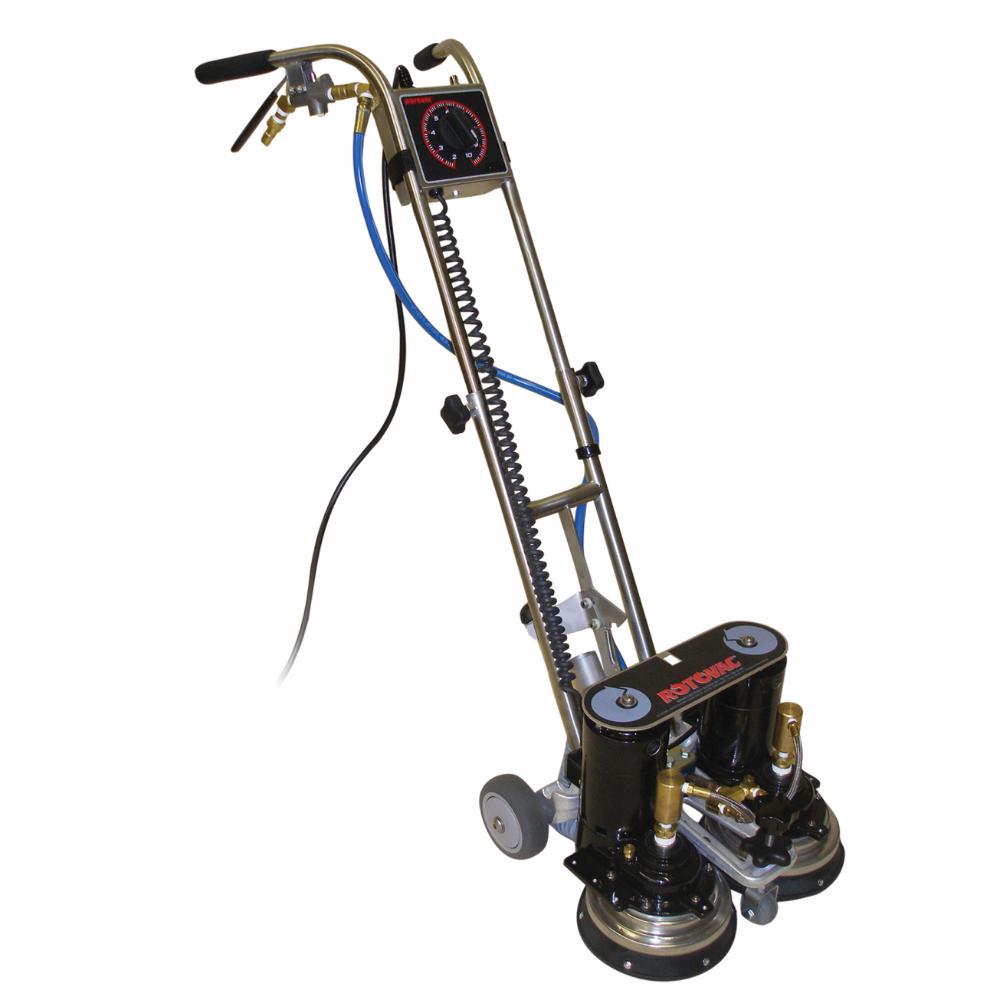 Rotovac-dhx Floor cleaning machine with a white background