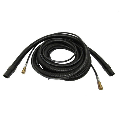 25 foot black hose set for carpet extractor. Pressure and vacuum hosing. 