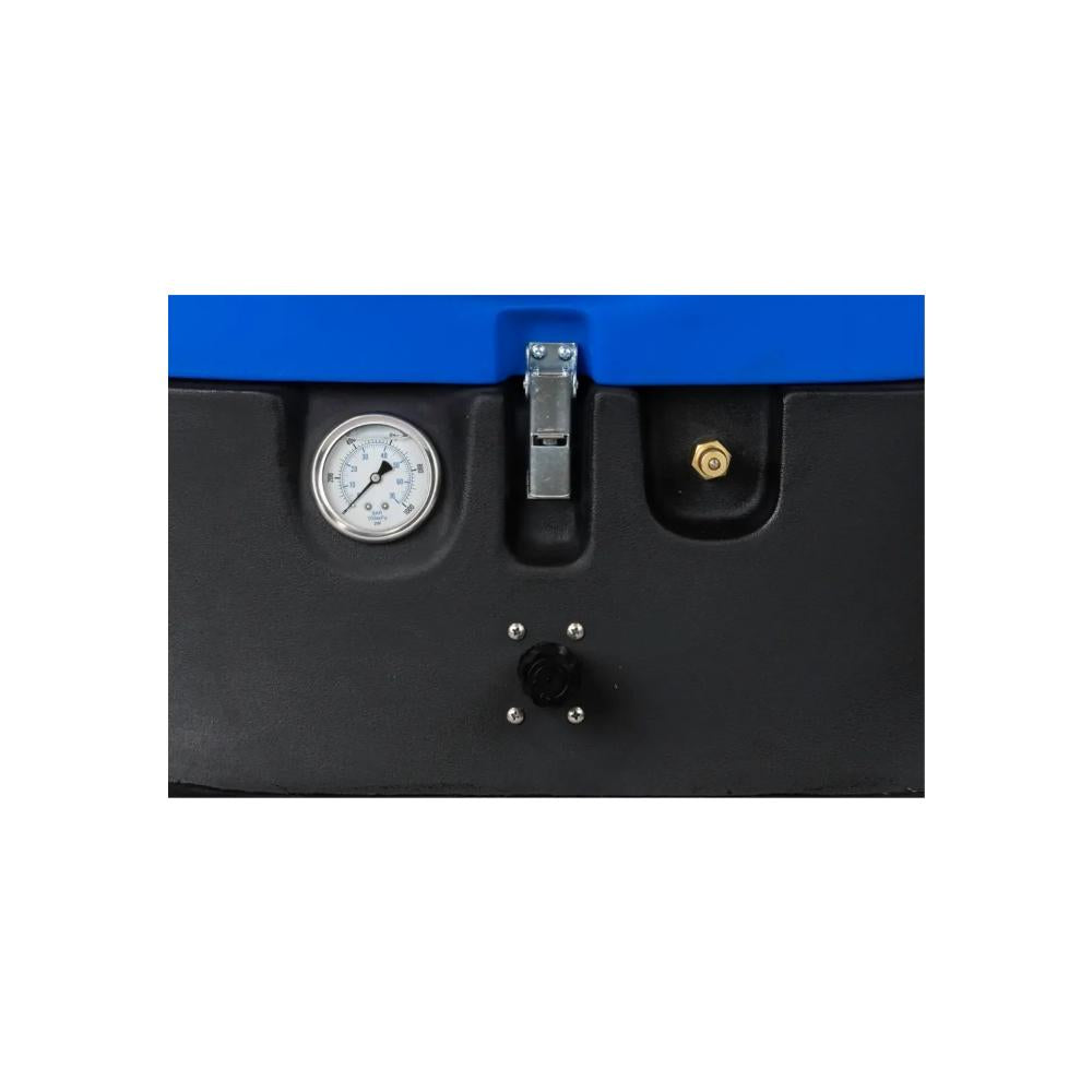 Pressure Gauge release latch and drain black drain port for U.S. Products Pegasus 500H. 