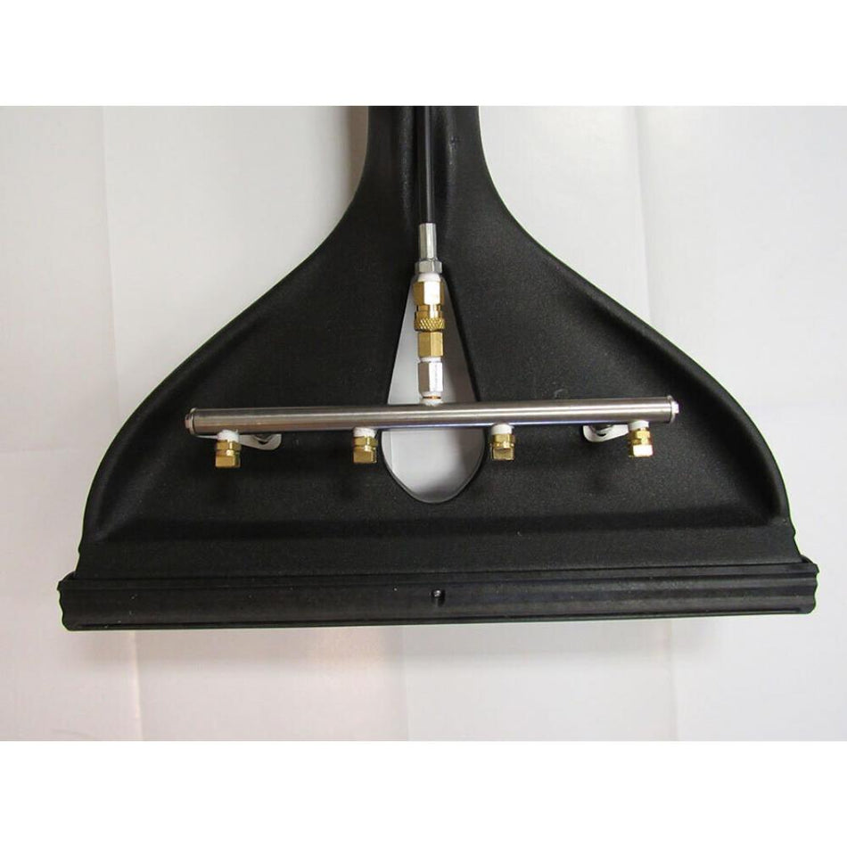 Bottom side of Sharp Shooter Wand Head showing the spray assembly. 